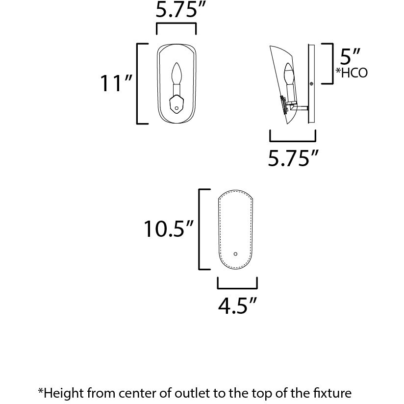 Armory 1 Light 5.75 inch Natural Aged Brass Wall Sconce Wall Light