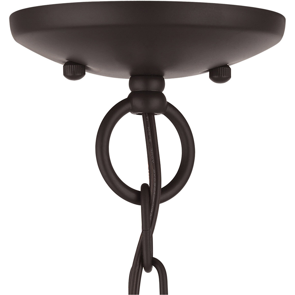 Aria 5 Light 23.5 inch Bronze Chandelier Ceiling Light