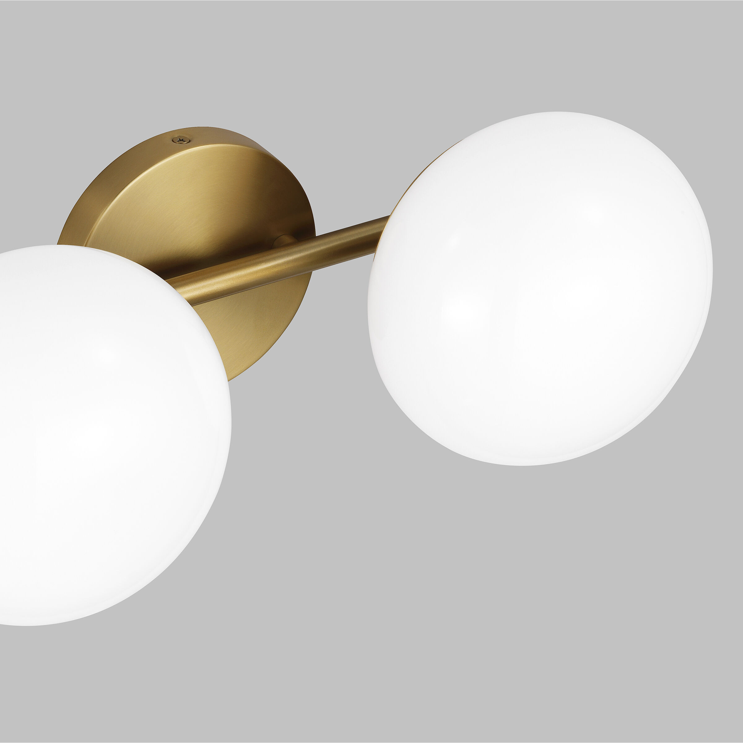 ED Ellen DeGeneres Lune 2 Light 17.88 inch Burnished Brass Vanity Light Wall Light