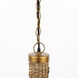 Campanile 16 inch Brown Pendant Light Ceiling Light
