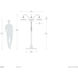 Natural Mica 86 inch 40 watt Gunmetal and Charcoal Gray Arc Floor Lamp Portable Light