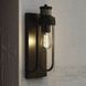 Lawton Textured Black Outdoor Motion Sensor