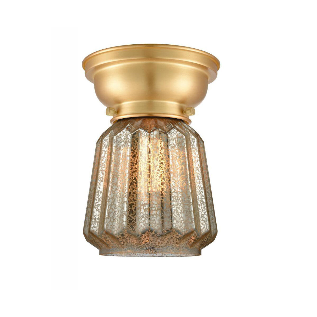 Aditi Halophane 1 Light 9 inch Satin Gold Flush Mount Ceiling Light in Matte White Halophane Glass, Aditi