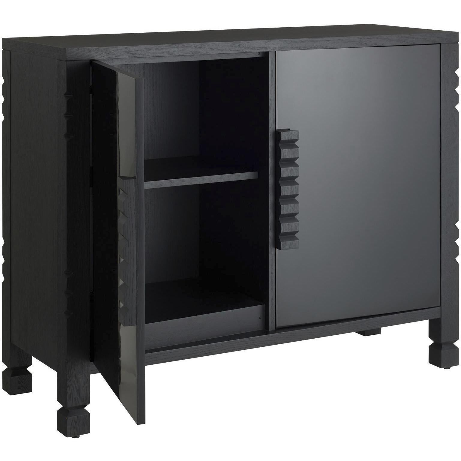 Jericho Black and Ebony Cabinet