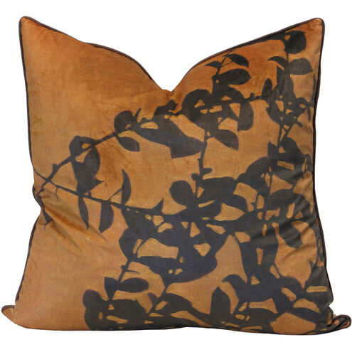 Jonas 24 X 6.5 inch Caramel and Black Pillow