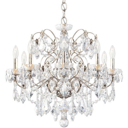 Century 9 Light 26 inch Antique Silver Chandelier Ceiling Light