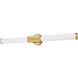 Solange LED 32.5 inch Modern Gold Bath Vanity Wall Light