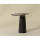 Lamont 23.5 X 22 inch Black / Brown Side Table