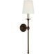 Chapman & Myers Classic LED 6.5 inch Bronze Tail Sconce Wall Light