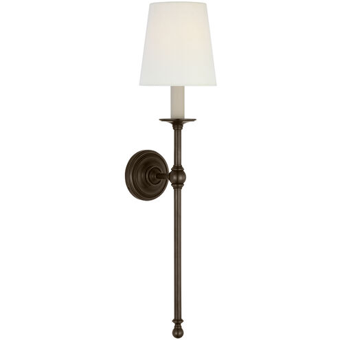 Chapman & Myers Classic LED 6.5 inch Bronze Tail Sconce Wall Light