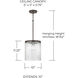 Vaughn 1 Light 10 inch Oil Rubbed Bronze Pendant Ceiling Light
