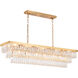 Canada 16 Light 12 inch Gold Chandelier Ceiling Light