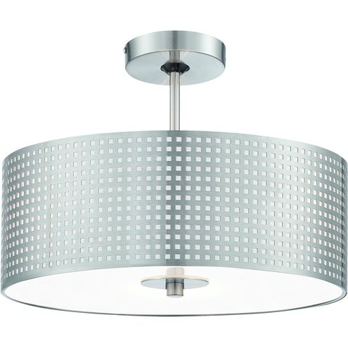 Grid 3 Light 16.00 inch Semi-Flush Mount