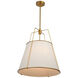 Pullman LED 20.8 inch Brass Pendant Ceiling Light