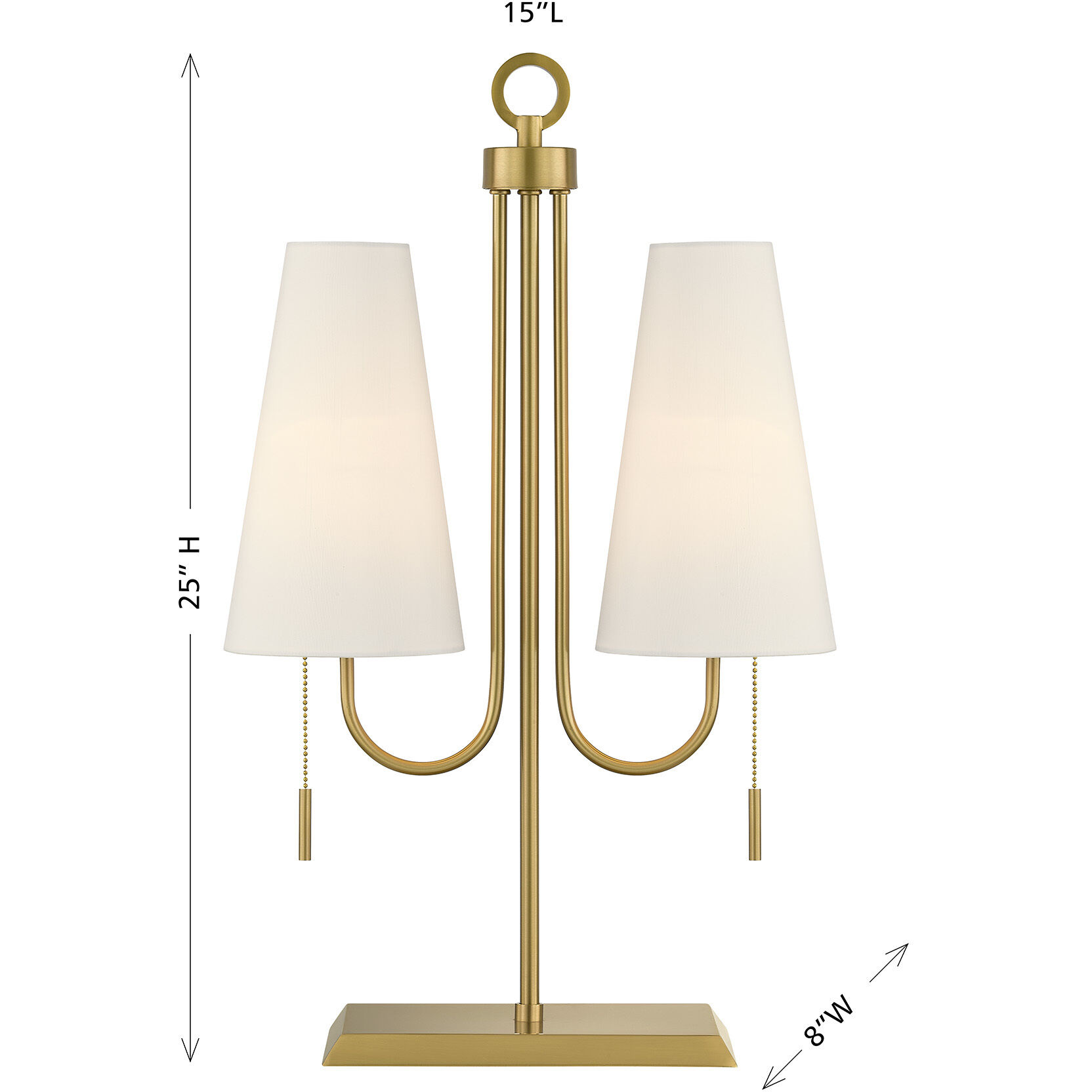 Wilkes 25 inch 60 watt Table Lamp Portable Light