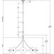 Circumstellar 8 Light 37.25 inch Black Iron Disc Chandelier Ceiling Light