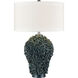 Larkin 27.5 inch 9 watt Green Glazed Table Lamp Portable Light