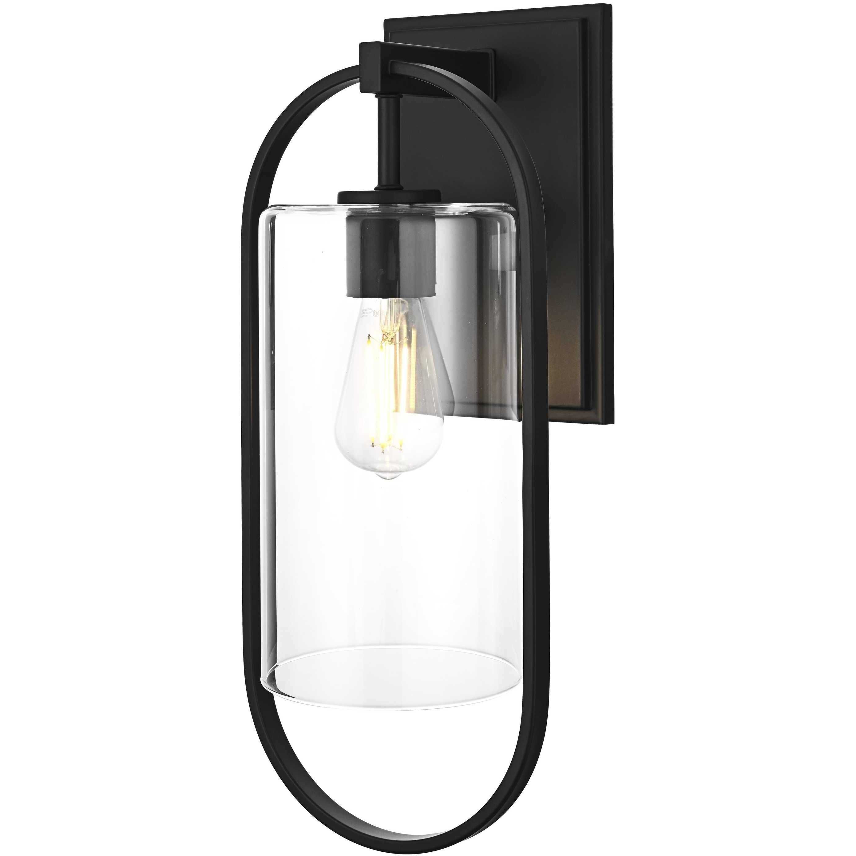 Jaxson 1 Light 20 inch Black Outdoor Wall Sconce