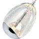 Artisan Collection/VENEZIA Series 7.5 inch Polished Chrome Pendant Ceiling Light