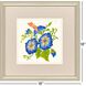 Fleur Melange Green and Red and Pink and Yellow Framed Art, Propac