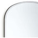 Cloak 30 X 26 inch Polished Nickel Mirror