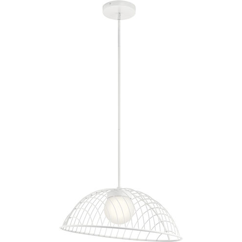 Clevo LED 24 inch White Pendant Ceiling Light