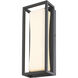 Baden Outdoor LED 12.5 inch Black Outdoor Wall Light