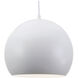 Roxy 1 Light 10 inch White Pendant Ceiling Light