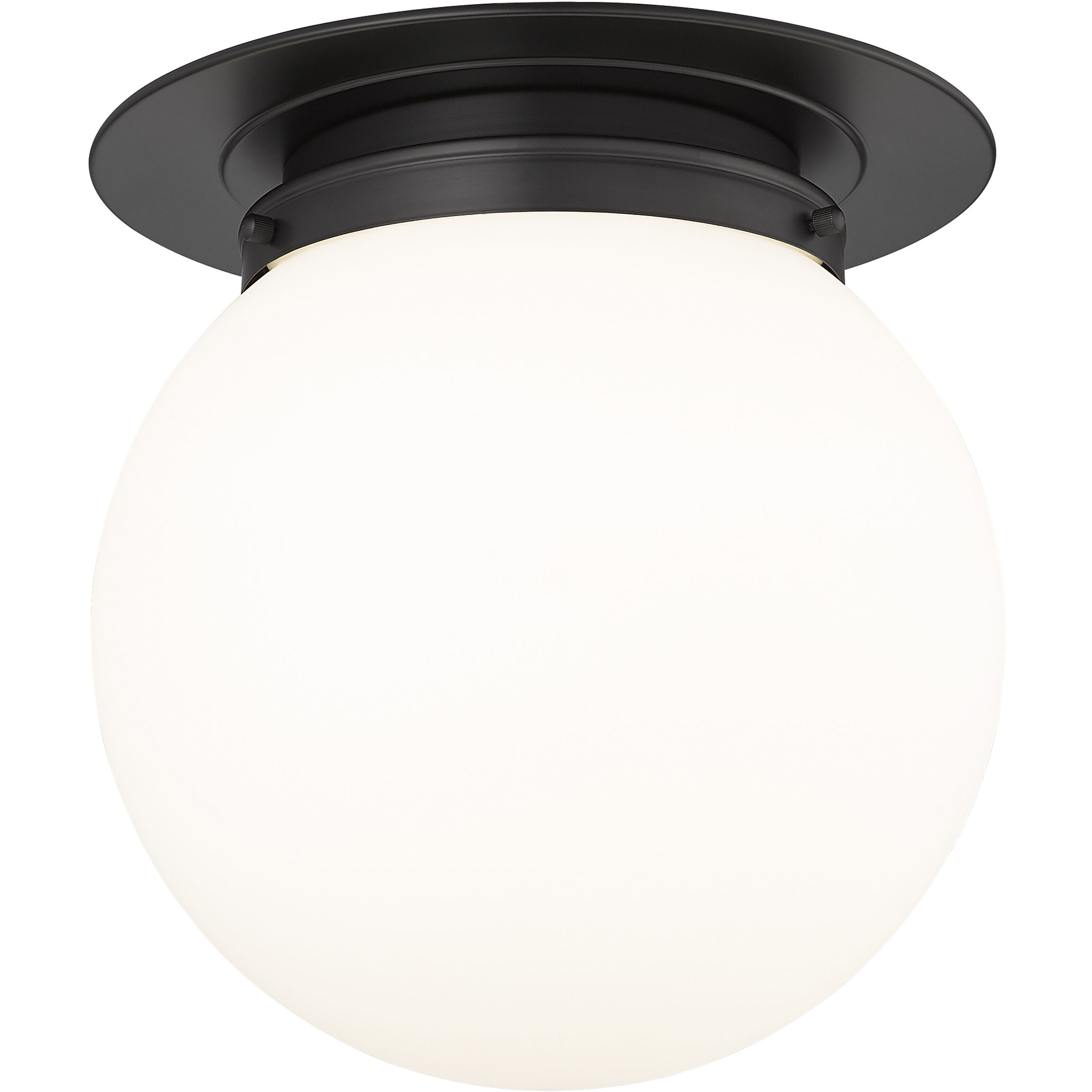Calhoun 1 Light 13 inch Matte Black Flush Mount Ceiling Light