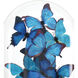 Rue de Bac 13 X 10.5 inch Butterflies Sculpture, Medium