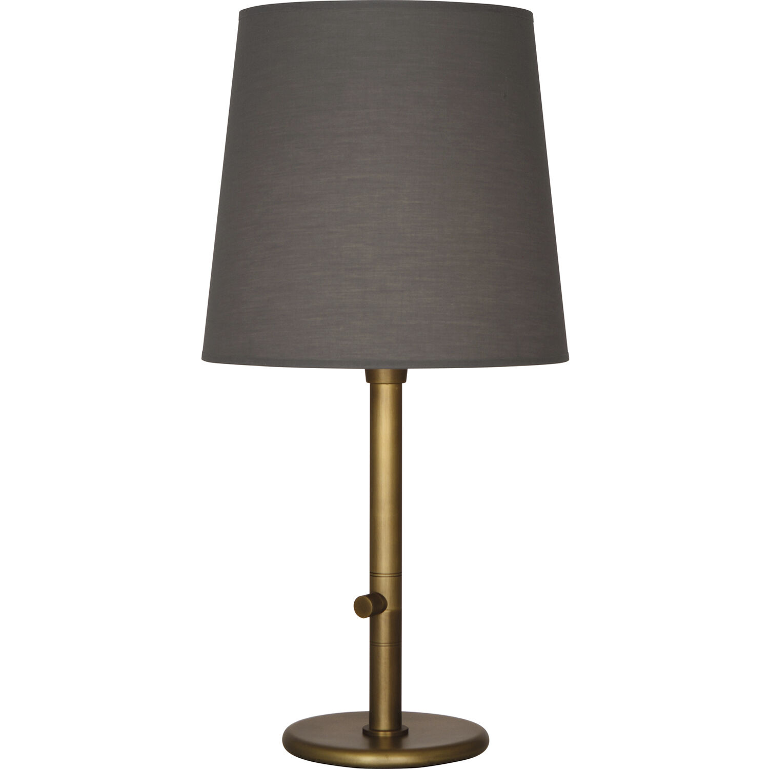 Rico Espinet Buster Chica 28.75 inch 150 watt Aged Brass Accent Lamp Portable Light in Smoke Gray