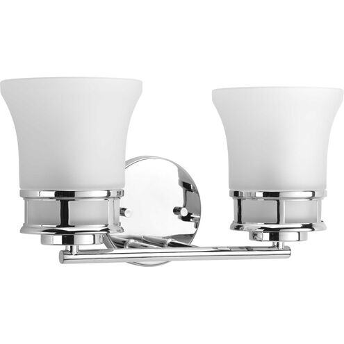 Cascadia 2 Light 16 inch Polished Chrome Bath Vanity Wall Light