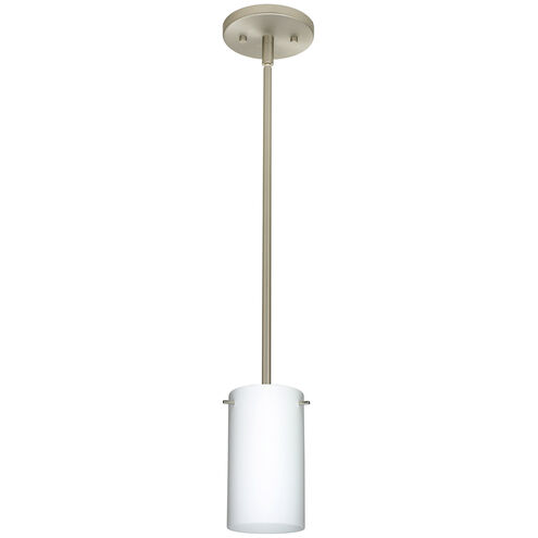 Stilo 7 LED Satin Nickel Stem Pendant Ceiling Light