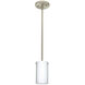 Stilo 7 LED Satin Nickel Stem Pendant Ceiling Light
