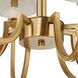 Poppins 8 Light 45 inch Warm Brass Chandelier Ceiling Light