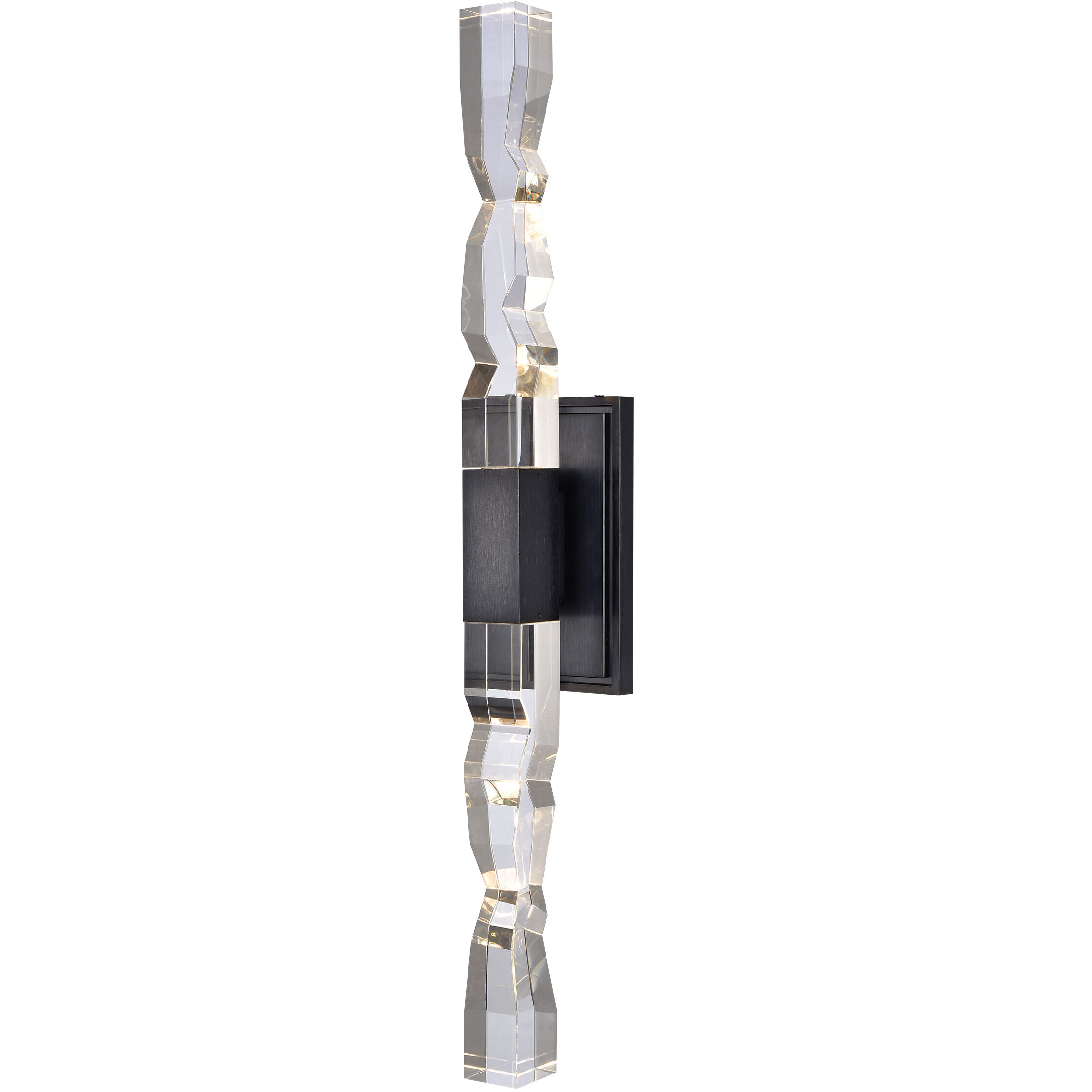 Mamadim 2 Light 4.5 inch Satin Brushed Black Wall Sconce Wall Light