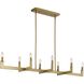Cordoba Linear Chandelier Ceiling Light