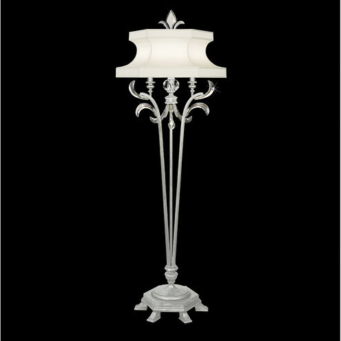 Beveled Arcs 72 inch 150 watt Silver Floor Lamp Portable Light in Silver Leaf