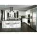 Harmony 3 Light 36 inch Brushed Nickel Linear Chandelier Ceiling Light