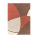 Cosmopolitan 132 X 96 inch Rust/Camel/Taupe/Dark Brown/Beige Rugs, Polyester