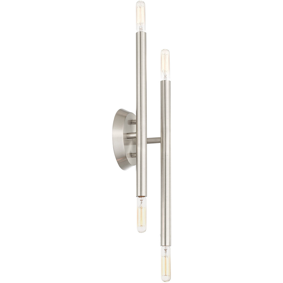 Soho 4 Light 5 inch Brushed Nickel ADA Sconce Wall Light