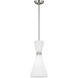 Drew & Jonathan Belcarra 1 Light 8 inch Brushed Steel Pendant Ceiling Light