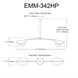 Emma 2 Light 34 inch Matte Black Horizontal Pendant Ceiling Light