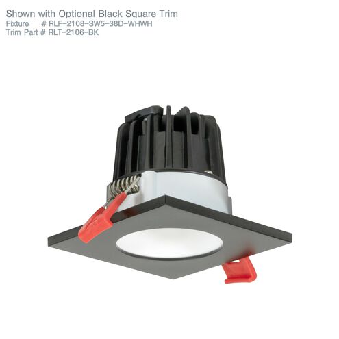 Miniature White Downlight, Trimmed Recessed