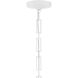 Alston 3 Light 18 inch Matte White and Antique Gold Pendant Ceiling Light