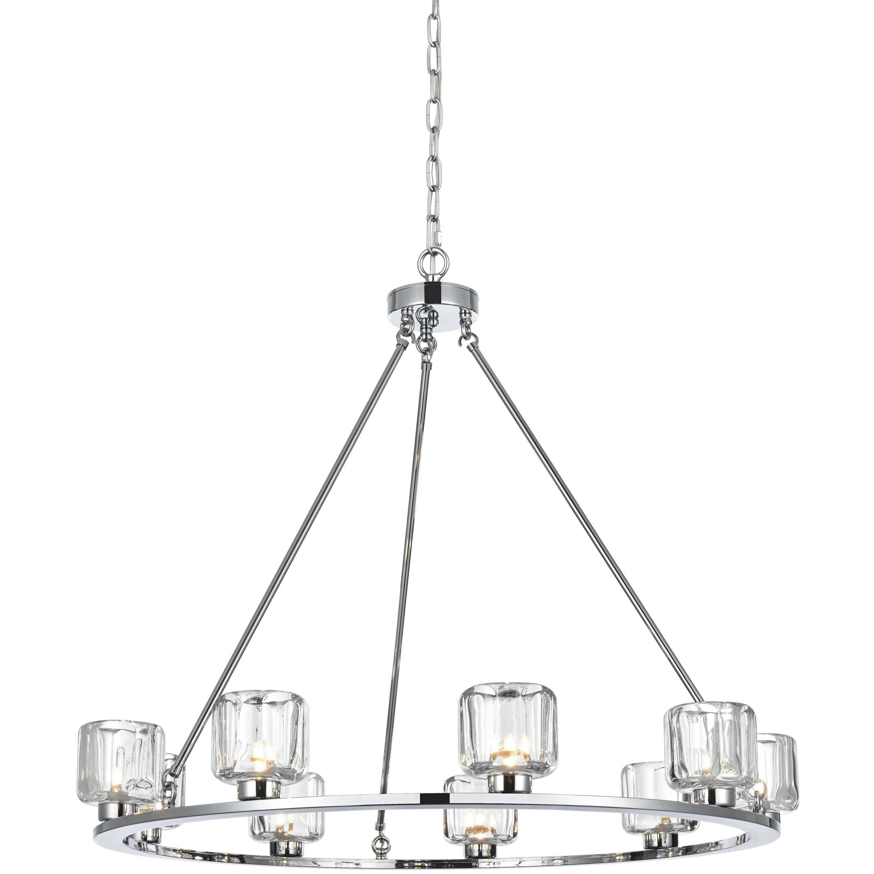 Cadence 9 Light 36 inch Chrome Chandelier Ceiling Light