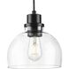 Garris 1 Light 8 inch Matte Black Mini Pendant Ceiling Light