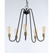 Haven 5 Light 23.75 inch Oil Rubbed Bronze/Antique Brass Single-Tier Chandelier Ceiling Light in Oil Rubbed Bronze and Antique Brass