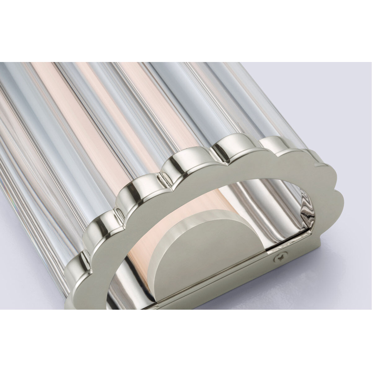 Chapman & Myers Kean LED 5.75 inch Polished Nickel Sconce Wall Light