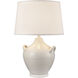 Oxford 25 inch 150.00 watt Gloss White with Matte White Table Lamp Portable Light